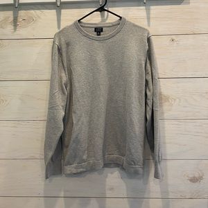 J. Crew Gray Crew Neck Sweater